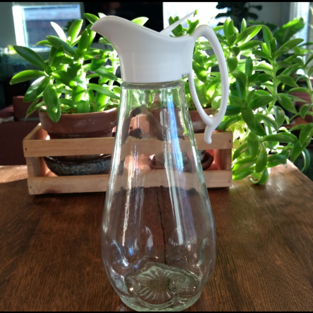 Vintage Log Cabin Syrup Dispenser Large